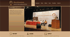 Desktop Screenshot of bharathanatyam.com